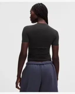Lululemon t-shirt col rond wundermost longueur hanche en ultra-soft nulu Femme – 3/5