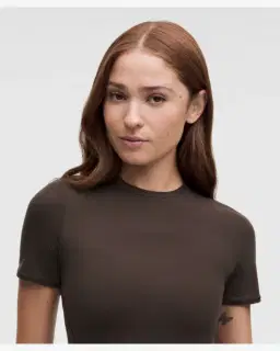 Lululemon t-shirt col rond wundermost longueur hanche en ultra-soft nulu Femme – 4/5