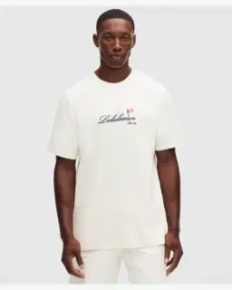 Lululemon t-shirt coupe classique en coton épais golf flag Homme – 1/5