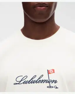 Lululemon t-shirt coupe classique en coton épais golf flag Homme – 5/5