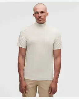 Lululemon t-shirt coupe slim en piqué à col montant Homme – 1/5