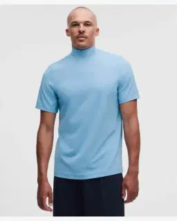 Lululemon t-shirt coupe slim en piqué à col montant Homme – 1/5