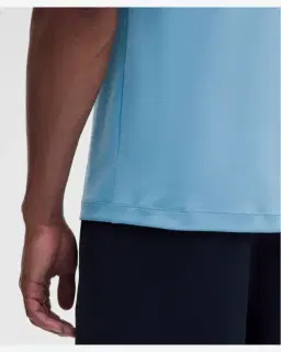 Lululemon t-shirt coupe slim en piqué à col montant Homme – 5/5