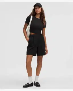 Lululemon t-shirt court à ourlet droit hold tight Femme – 2/5