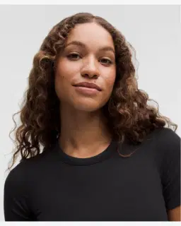 Lululemon t-shirt court à ourlet droit hold tight Femme – 4/5