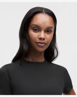 Lululemon t-shirt court wundermost à col rond en ultra-soft nulu Femme – 4/5