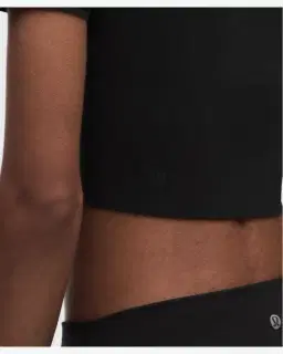 Lululemon t-shirt court wundermost à col rond en ultra-soft nulu Femme – 5/5