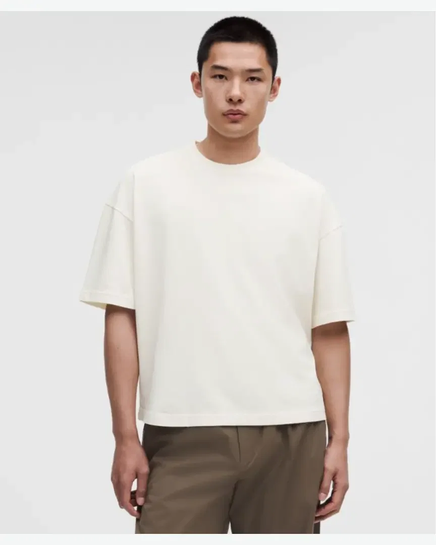 Lululemon t-shirt en jersey épais coupe carrée wash Homme