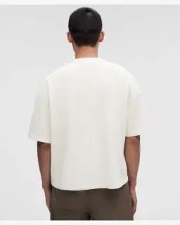 Lululemon t-shirt en jersey épais coupe carrée wash Homme – 3/5