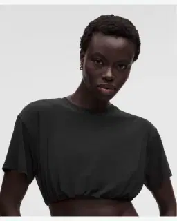 Lululemon t-shirt entraînement ultra court en jersey Femme – 4/5