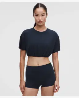 Lululemon t-shirt entraînement ultra court en jersey Femme – 1/5