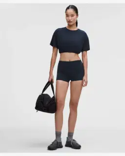 Lululemon t-shirt entraînement ultra court en jersey Femme – 2/5