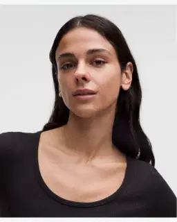 Lululemon t-shirt hold tight micro-côtelé à dos croisé Femme – 4/5