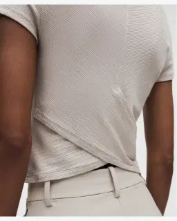 Lululemon t-shirt hold tight micro-côtelé à dos croisé Femme – 5/5