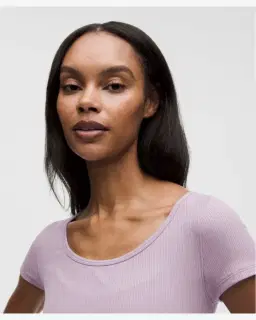 Lululemon t-shirt hold tight micro-côtelé à dos croisé Femme – 4/5