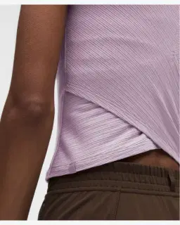 Lululemon t-shirt hold tight micro-côtelé à dos croisé Femme – 5/5
