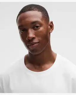 Lululemon t-shirt manches longues coupe décontractée chiné Homme – 4/5