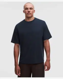Lululemon t-shirt manches longues coupe décontractée chiné Homme – 1/5