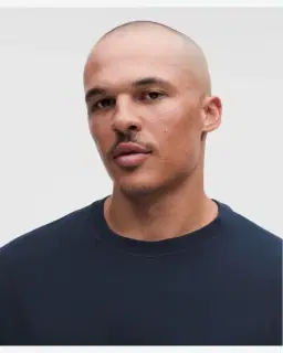 Lululemon t-shirt manches longues coupe décontractée chiné Homme – 4/5