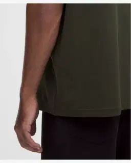Lululemon t-shirt manches longues coupe décontractée chiné Homme – 5/5