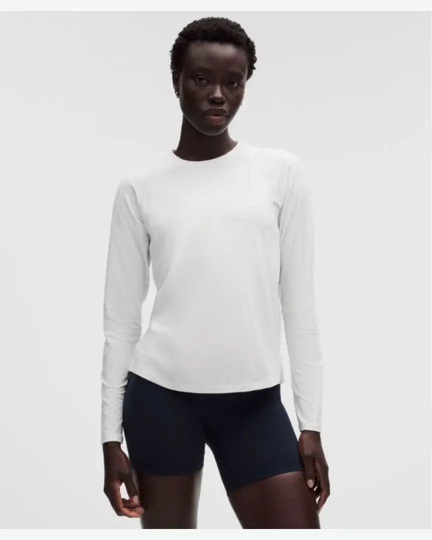 Lululemon T-Shirt Manches Longues License To Train Coupe Classique W