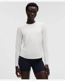 Lululemon t-shirt manches longues license to train coupe classique Femme – 1/5
