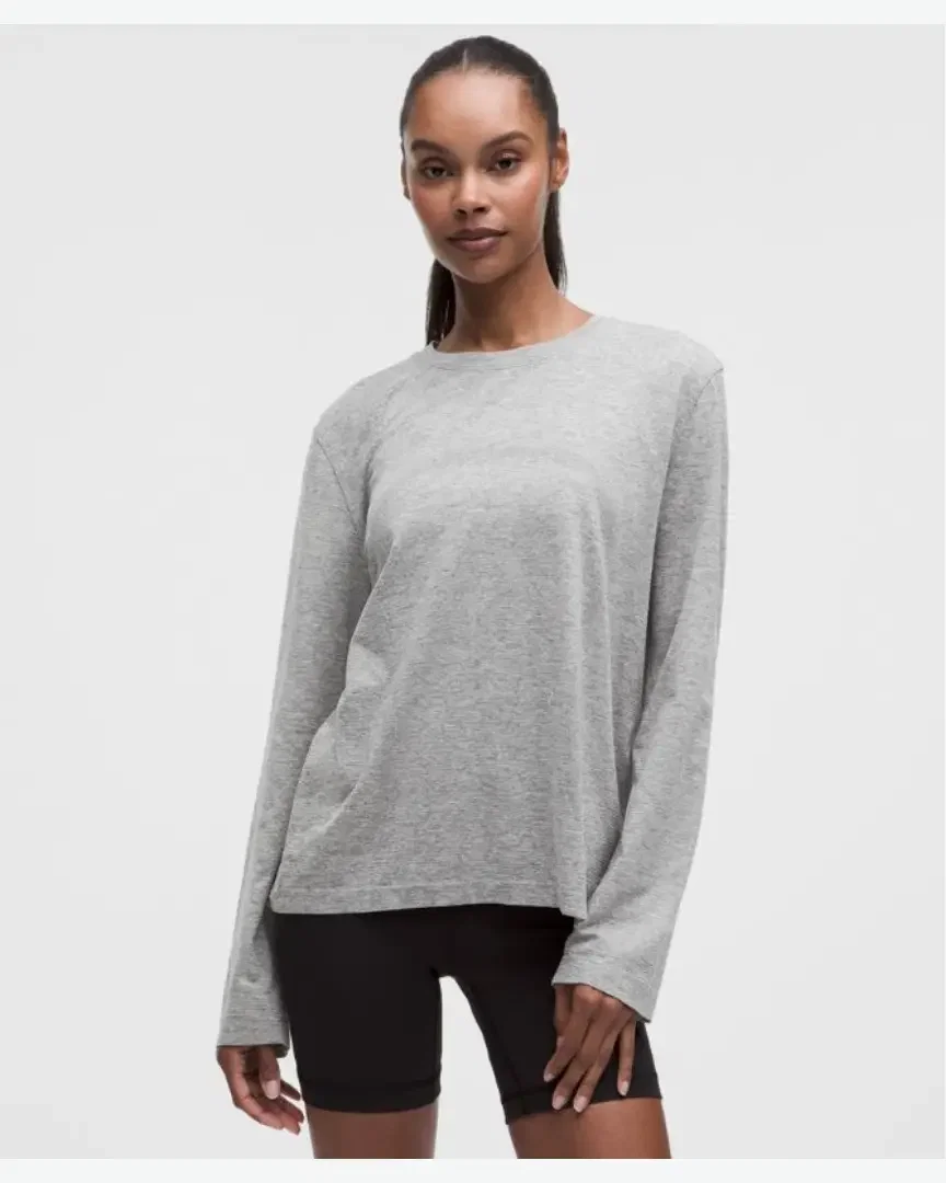 Lululemon T-Shirt Manches Longues Swiftly Relaxed Nouvelle Coupe W