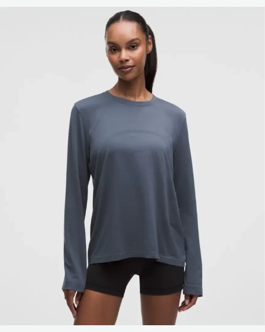 Lululemon t-shirt manches longues swiftly relaxed nouvelle coupe Femme
