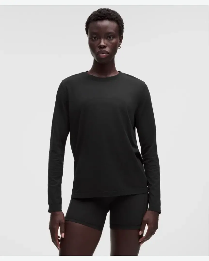 Lululemon T-Shirt Manches Longues Swiftly Relaxed Nouvelle Coupe W