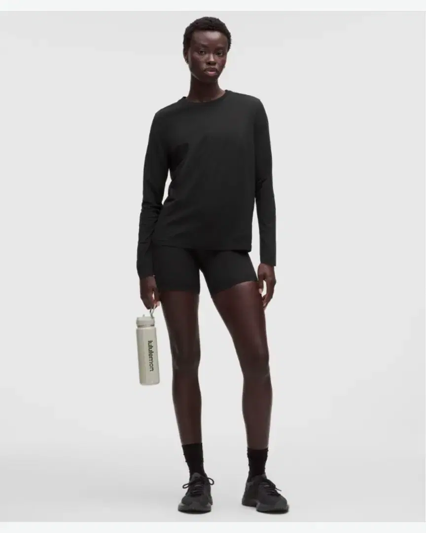 Lululemon T-Shirt Manches Longues Swiftly Relaxed Nouvelle Coupe W - LW3JE9S_4780 (1) au meilleur prix !