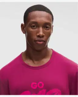 Lululemon t-shirt mile maker en mesh run graphic Homme – 4/5