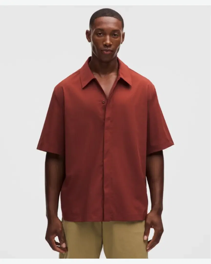 Lululemon unshaken short-sleeve collared shirt Homme