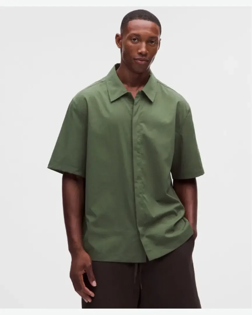 Lululemon unshaken short-sleeve collared shirt Homme
