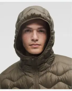 Lululemon veste à capuche featherweight en duvet 900 cuin Homme – 4/5
