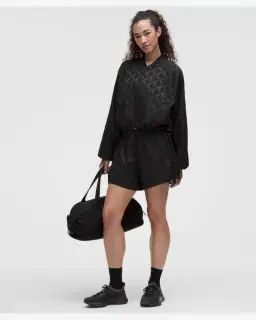 Lululemon veste de survêtement en satin monogrammé Femme – 2/5