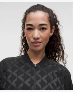 Lululemon veste de survêtement en satin monogrammé Femme – 4/5