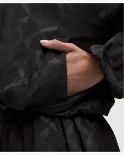 Lululemon veste de survêtement en satin monogrammé Femme – 5/5