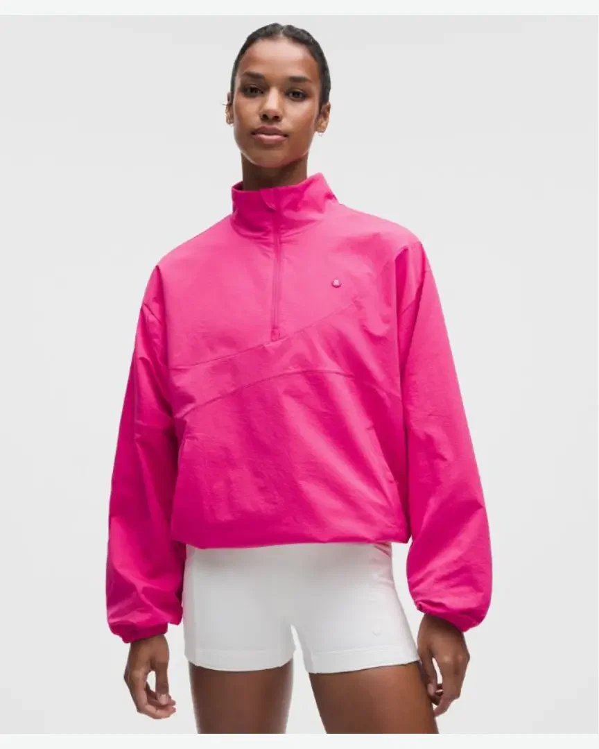 Lululemon veste de tennis demi-zippée à enfiler Femme