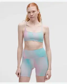 Lululemon wunder train strappy racer bra, light support, a/b cup pride Femme – 1/5