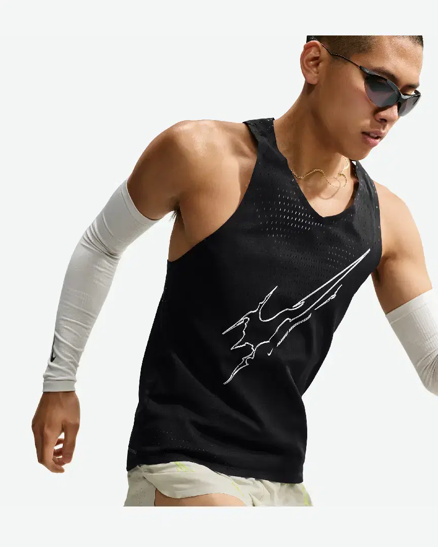 Maillot Dri-Fit Adv Nike Aeroswift M - IM5220-010 (2) au meilleur prix !