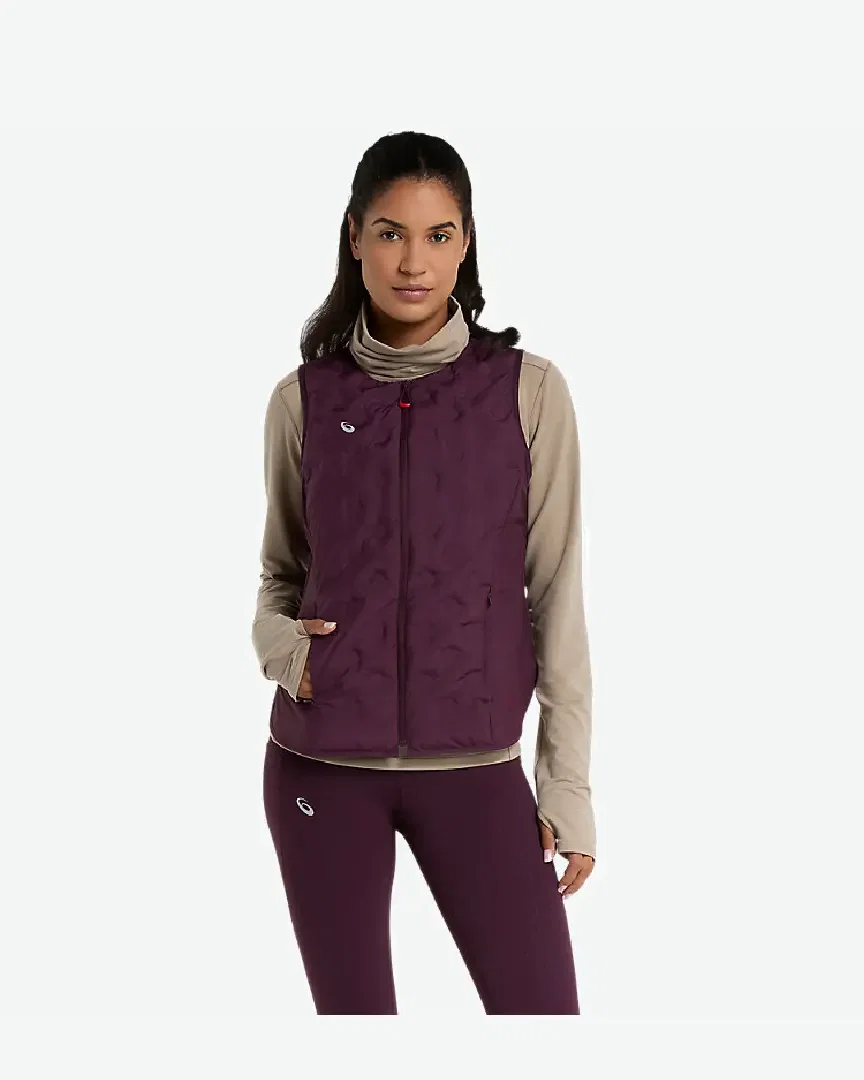 nagino run padded gilet Femme