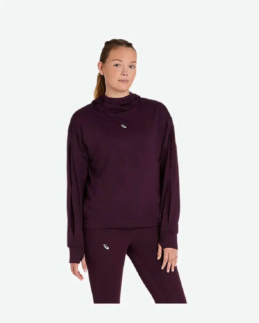 nagino run winter hoodie Femme