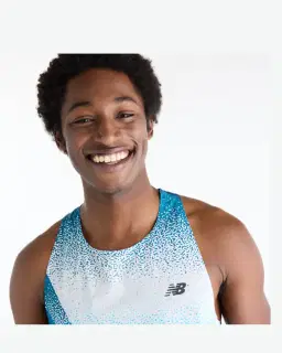 New Balance Race Day Ultra Light Printed Singlet Homme – 3/6
