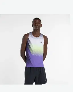 New Balance Race Day Ultra Light Printed Singlet Homme – 1/6