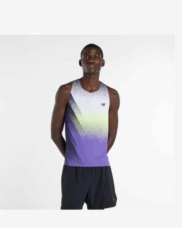 New Balance Race Day Ultra Light Printed Singlet M