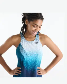 New Balance Race Day Ultra Light Printed Singlet Femme – 3/6