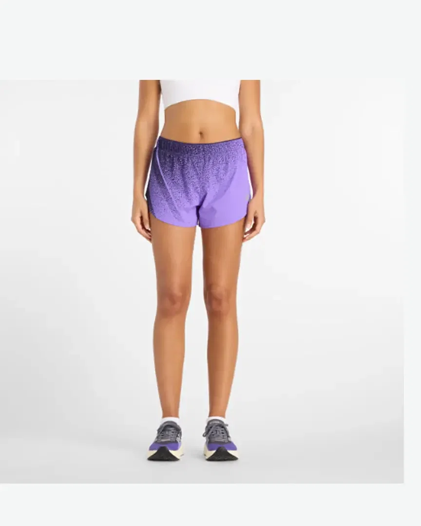 New Balance Rc Ultra Light Printed Short 3" Femme