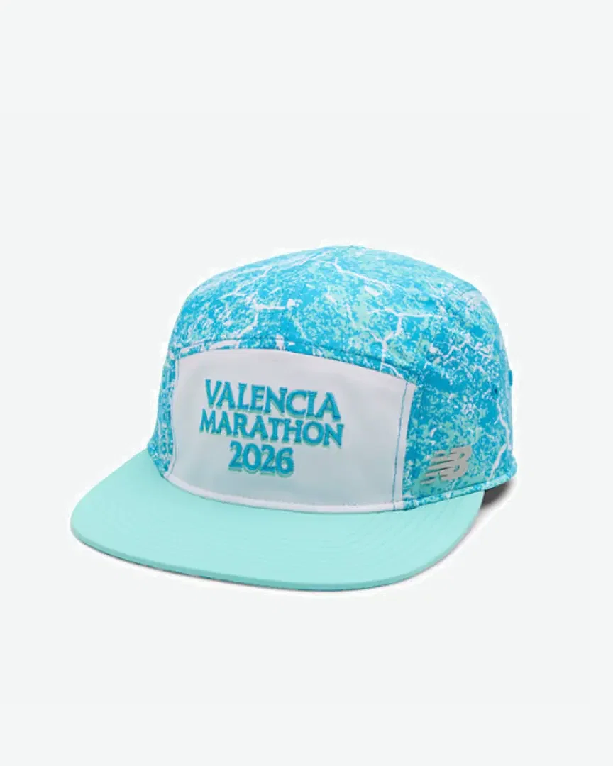 New Balance Valencia Marathon Brr 5 Panel Cap, Nylon, Taille Osz Unisexe