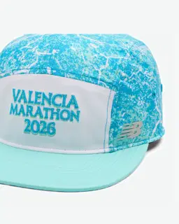 New Balance Valencia Marathon Brr 5 Panel Cap, Nylon, Taille Osz Unisexe – 3/5