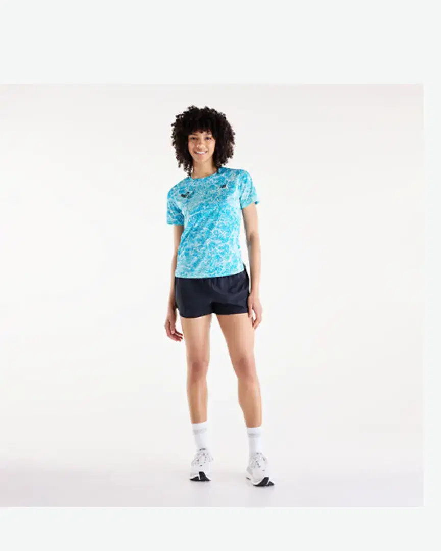 New Balance Valencia Marathon Printed Athletics T-Shirt, Poly Knit, Taille Xs W - WT62U86WMLT (1) au meilleur prix !